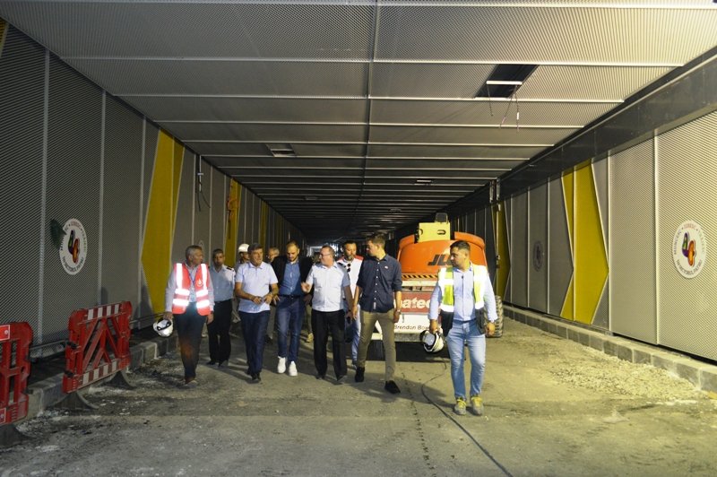 Când se va redeschide Pasajul Unirii. Prefectul Capitalei a verificat  stadiul lucrărilor de consolidare şi reabilitare