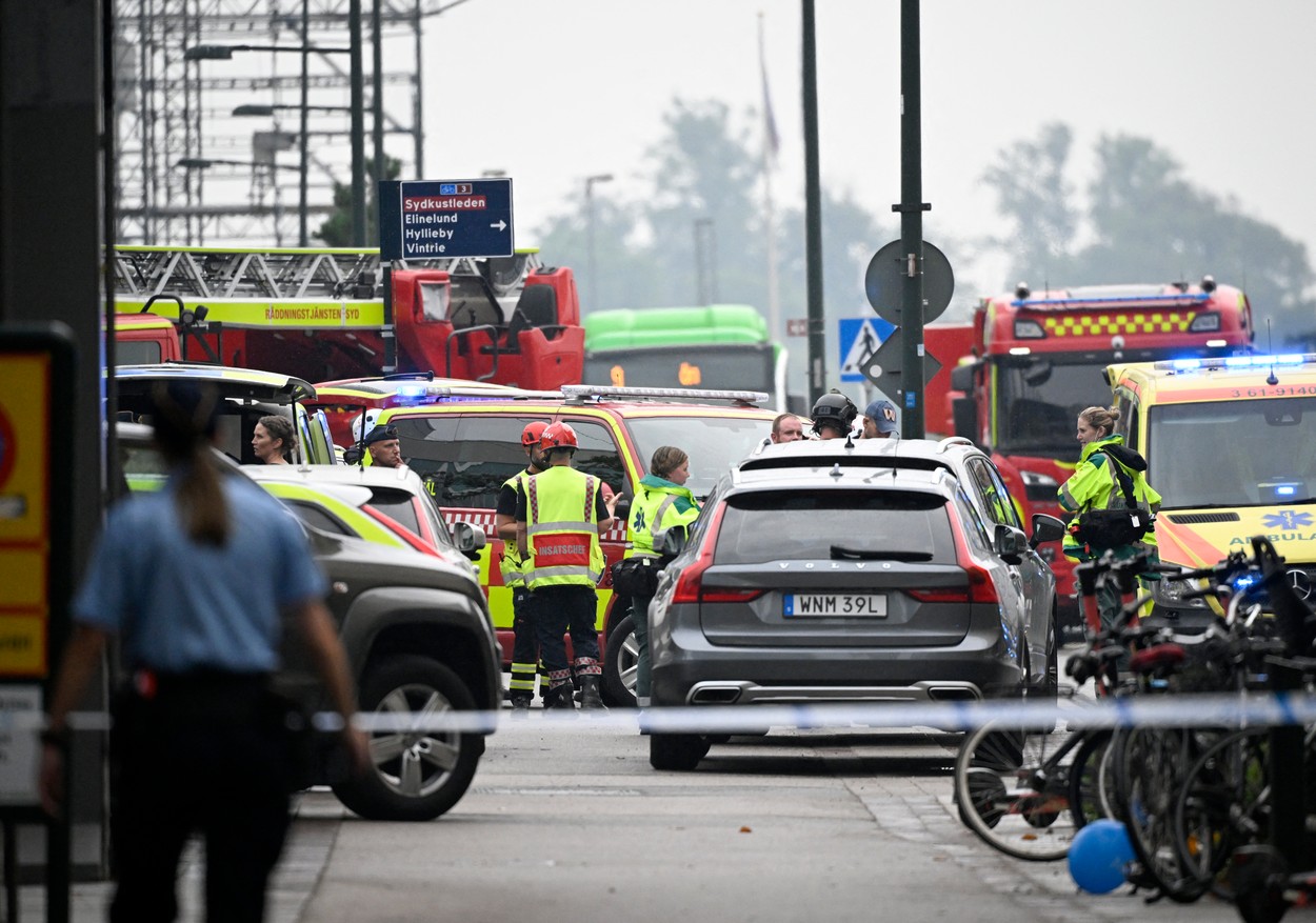 Incident armat într-un centru comercial din oraşul suedez Malmo. Atacatorul a fost reținut