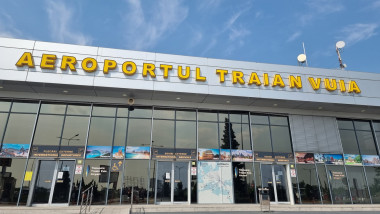 Clădirea aeroportului din Timișoara.