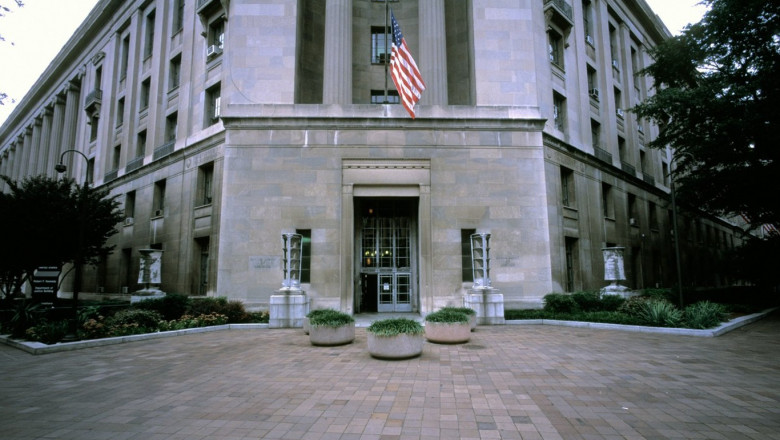 Sediul Departamentul de Justiție din Washington, SUA.