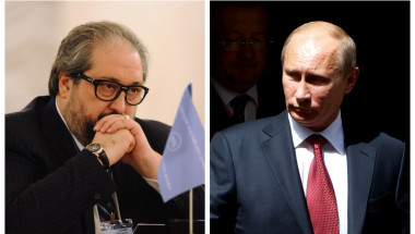 Boris Mints și Vladimir Putin