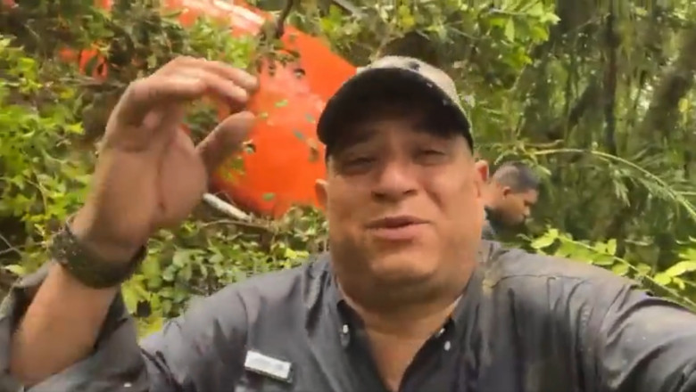 Dimitri Flores s-a prabusit cu elicopterul in jungla