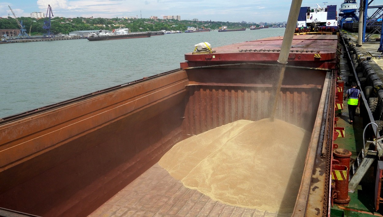 Cerealele ucrainene ar putea fi transportate pe rute terestre din România, după ce Rusia sabotează exporturile pe mare