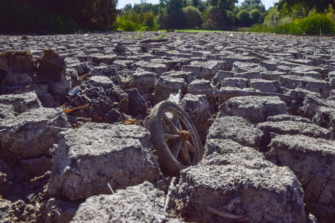 Views Of Wanstead Park As Drought Declared In England