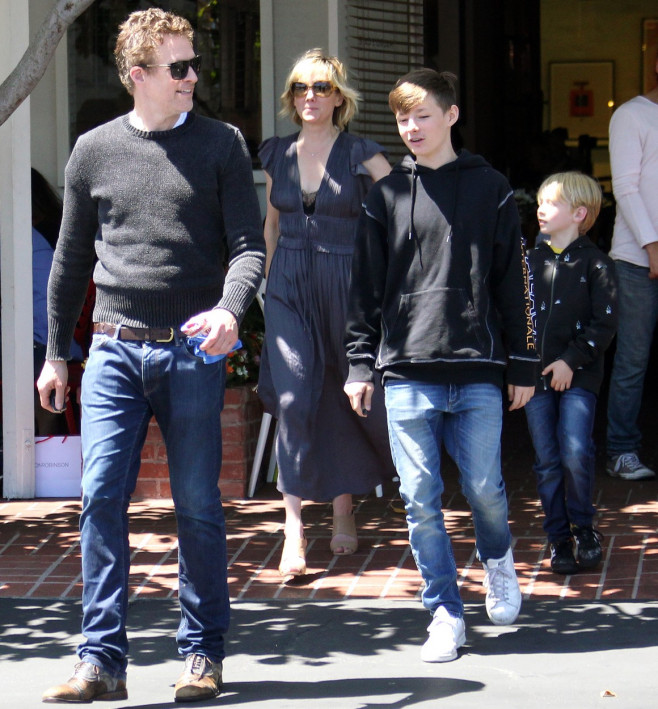 Anne Heche with sons, Homer, Atlas and boyfriend James Tupper spotted in LA