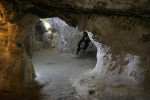 Derinkuyu Underground City in Cappadocia, Nevsehir, Turkey