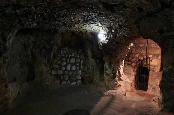 Derinkuyu Underground City in Cappadocia, Nevsehir, Turkey