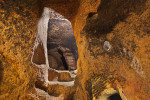 Derinkuyu cave city in Cappadocia Turkey