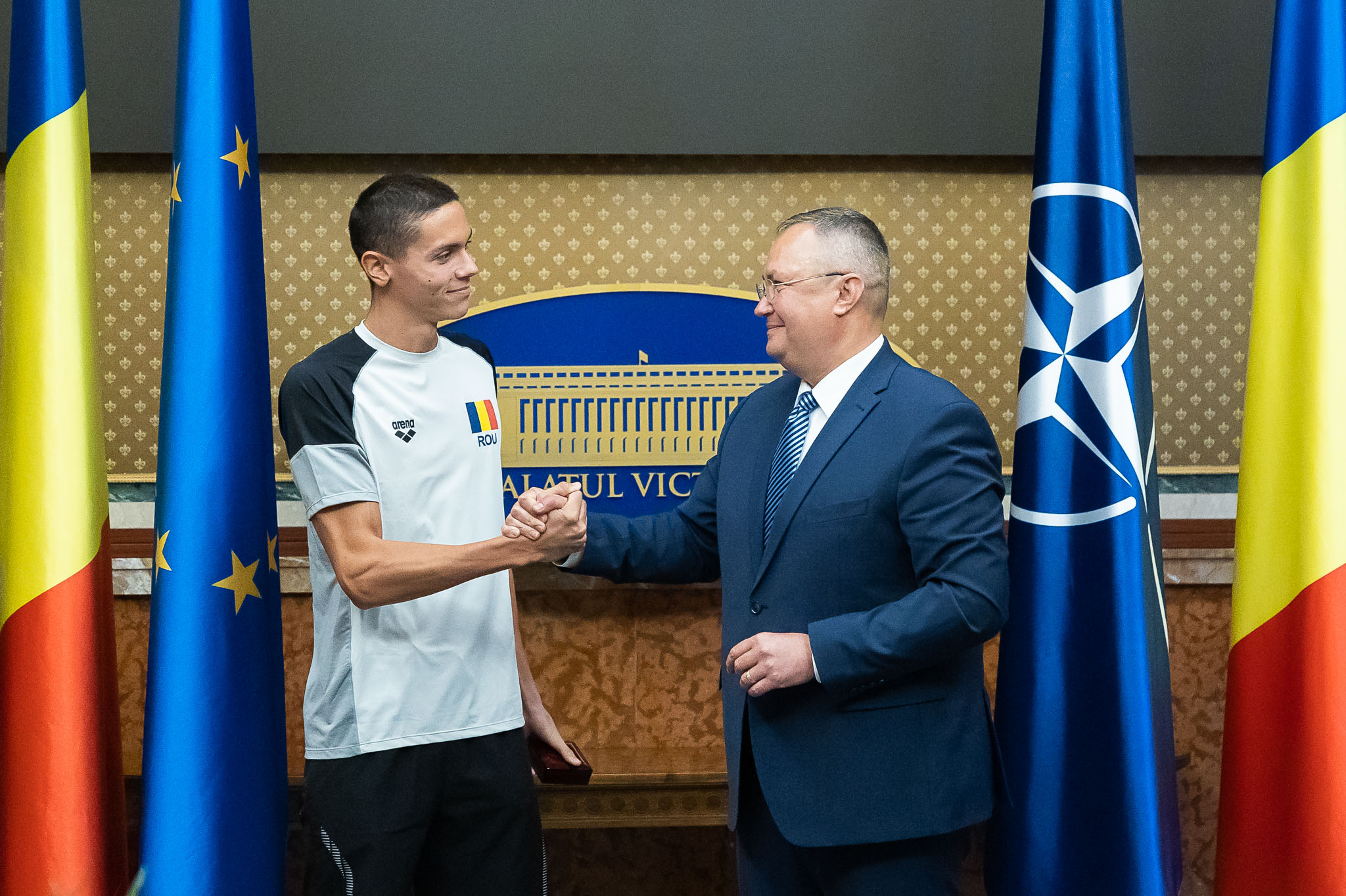 Nicolae Ciucă: David Popovici este o sursă inepuizabilă de inspirație