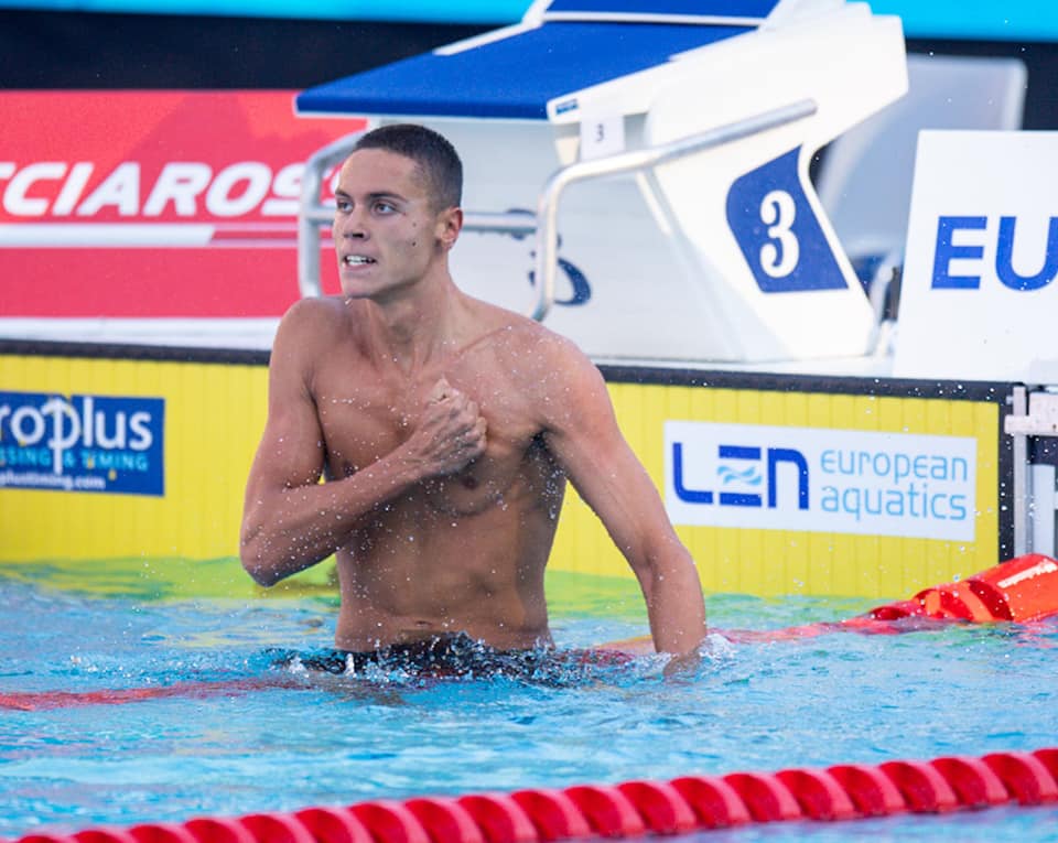 David Popovici s-a calificat în finala probei de 400 metri liber, la Campionatul European de la Roma