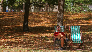 „Toamnă falsă”, cu temperaturi mult mai ridicate decât în mod normal.