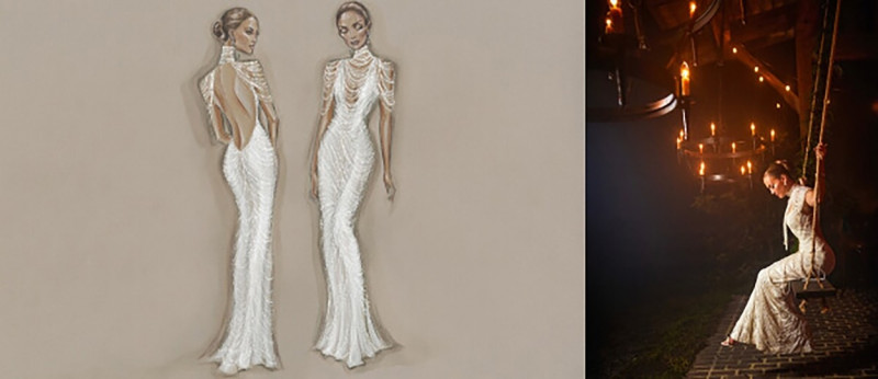 Jennifer Lopez shows off her Ralph Lauren wedding dresses