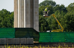 Latvia WWII Soviet Monument Demolition