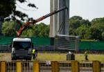 Latvia WWII Soviet Monument Demolition