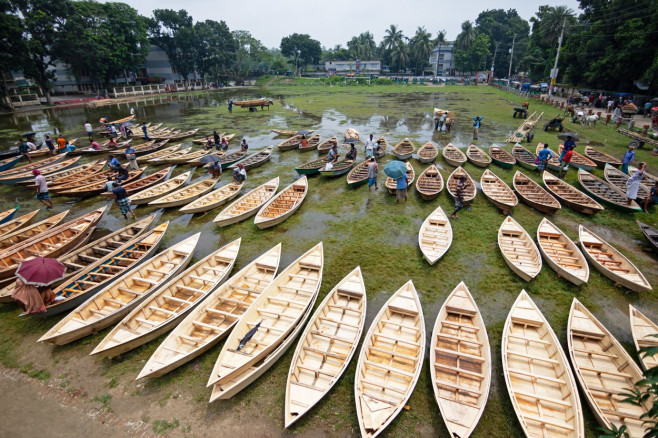 Largest Boat Market in BANGLADESH