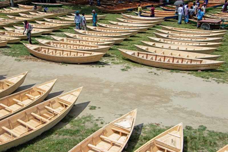 Largest Boat Market in BANGLADESH