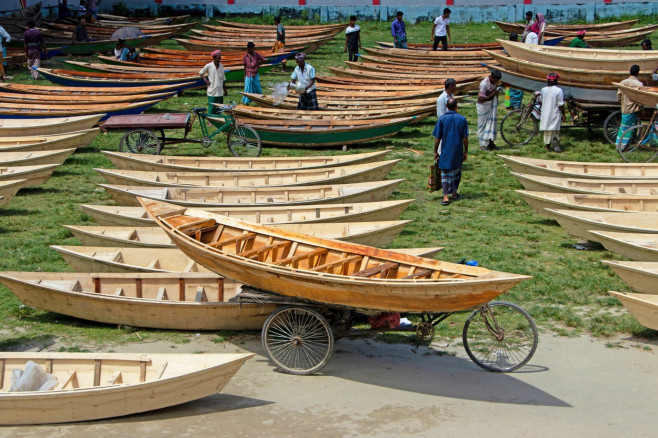 Largest Boat Market in BANGLADESH