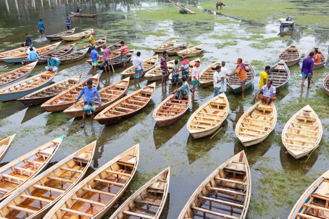 Largest Boat Market in BANGLADESH