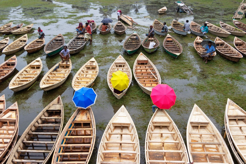 Largest Boat Market in BANGLADESH