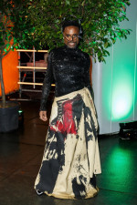 Toni Garrn and Billy Porter attending the IMAs 2019 in Berlin.