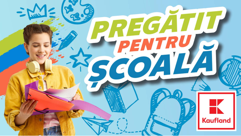 (P) La Kaufland, pregătiți pentru școală dintr-o singură oprire