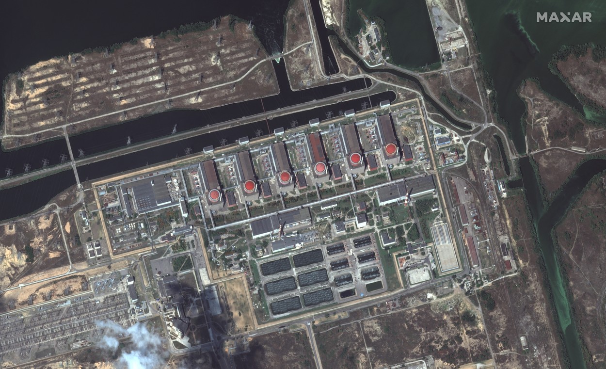 Îngrijorare la centrala nucleară Zaporojie. Șeful AIEA avertizează că apa care răcește reactoarele scade rapid