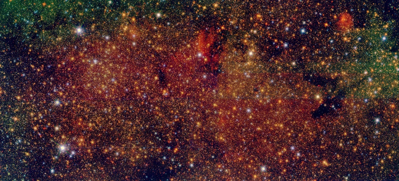 Prima imagine cu „fabrica de stele” din centrul galaxiei noastre
