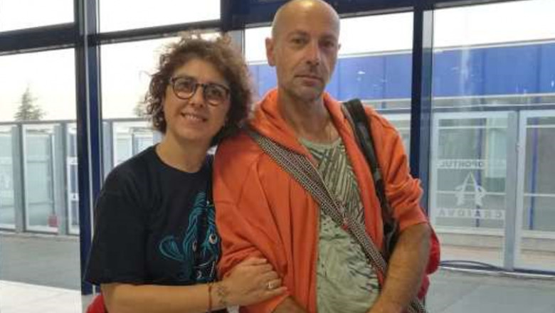 Cuplul de italieni care a ajuns la Craiova în loc de Cracovia.