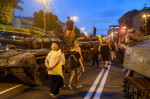 Exhibition Of Destroyed Russian Military Vehicles On Khreshchatyk Street In Center Of Kyiv, Ukraine - 20 Aug 2022