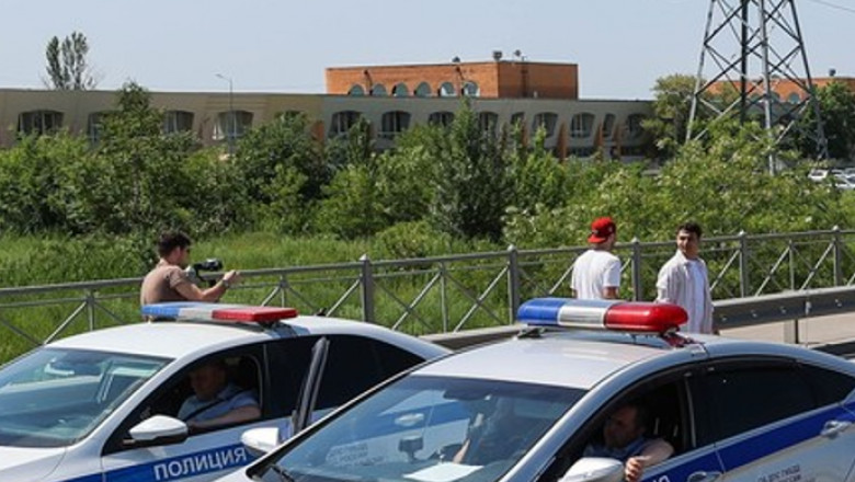 mașini de poliție din Rusia.