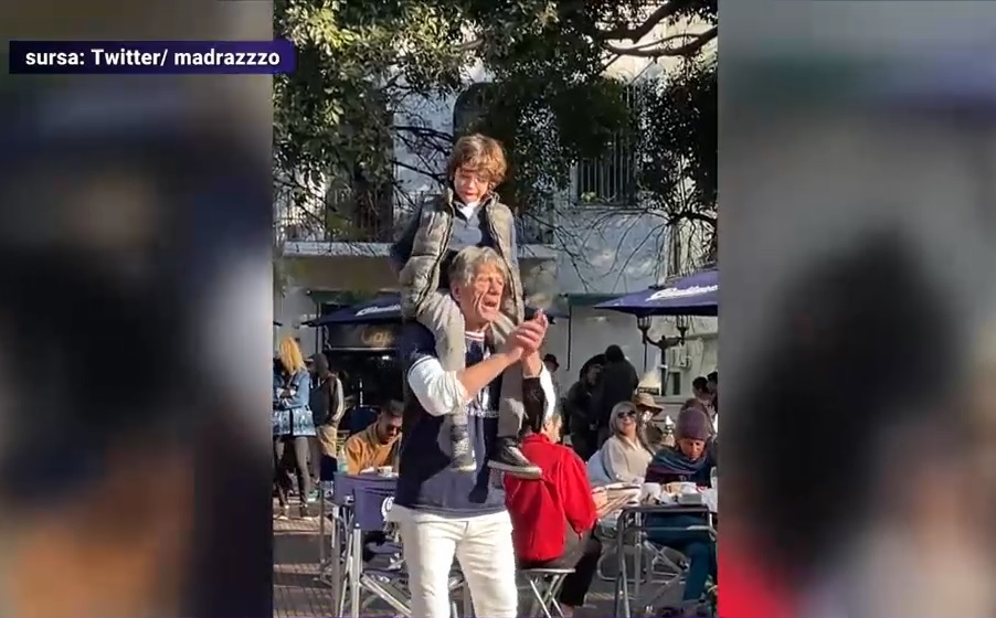 Un băiețel care se pierduse și-a găsit tatăl datorită muzicii - VIDEO