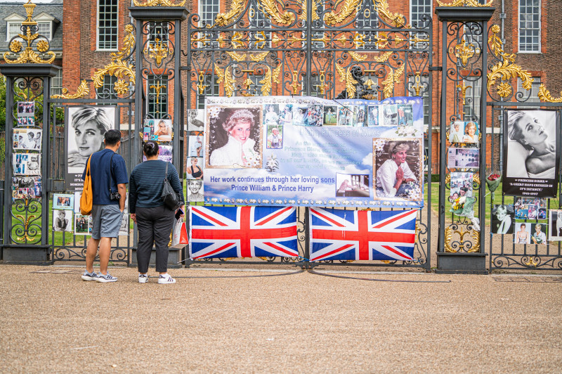 25th anniversary death of Diana, Princess of Wales, Kensington Palace, London, United Kingdom - 29 Aug 2022