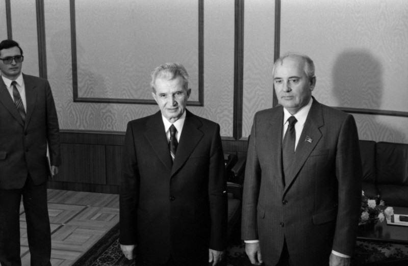 President of Romania Nicolae Ceausescu visits Soviet Union