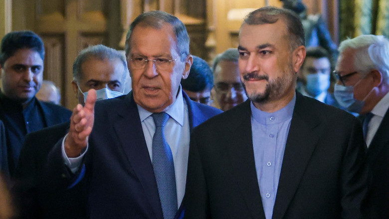 Serghei Lavrov și Hossein Amirabdollahian