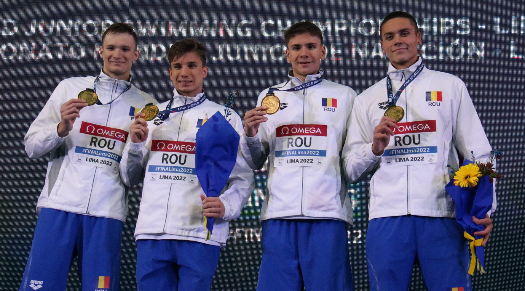 Aur pentru ştafeta de 4x100 metri liber a României şi argint pentru Vlad Stancu la Mondialele de juniori