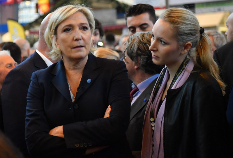 Marion Maréchal și Marine Le Pen