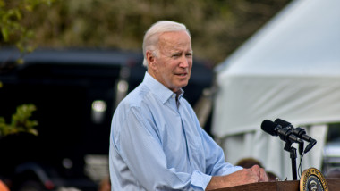 (NEW) President of the United States Joe Biden delivers remarks celebrating Labor Day and the dignity of American workers at United Steelworkers of America Local Union 2227. West Mifflin, Pennsylvania, USA. September 5, 2022.