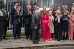 Prime Minister Boris Johnson delivers his farewell speech at Downing Street, Downing Street, London, United Kingdom - 06 Sep 2022