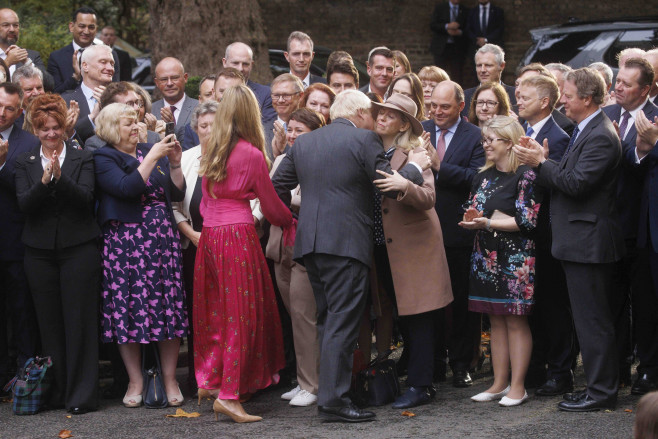 Boris Johnson delivers his final speech, Downing Street, London, UK - 06 Sep 2022