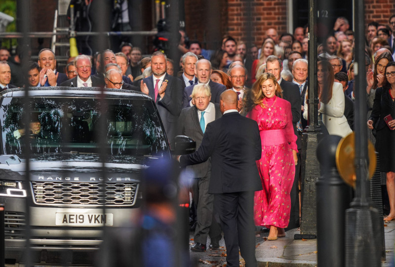 Outgoing UK Prime Minister Boris Johnson Left Downing Street, London, United Kingdom - 06 Sep 2022