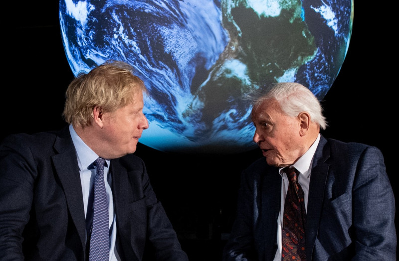 Boris Johnson David Attenborough