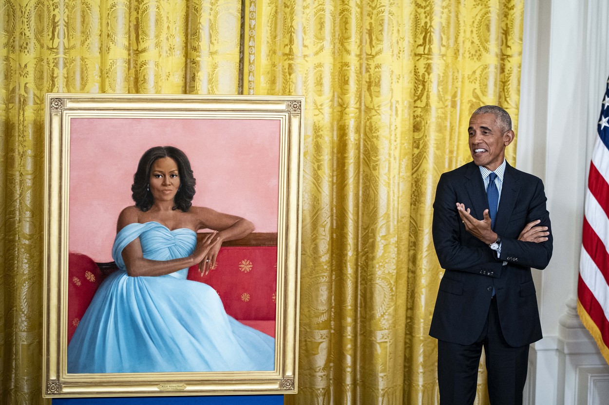 Biden Unveils Official Portrait Of Barack Obama - Washington, United States - 07 Sep 2022