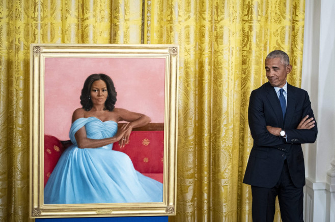 Biden Unveils Official Portrait Of Barack Obama - Washington, United States - 07 Sep 2022