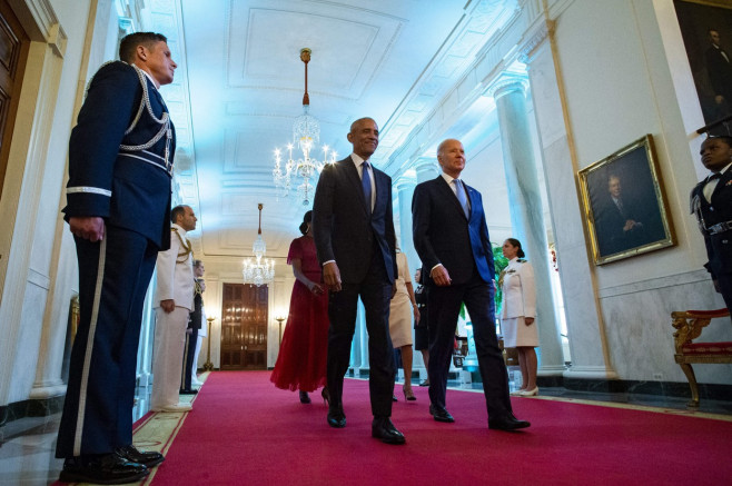 Biden Unveils Official Portrait Of Barack Obama - Washington, United States - 07 Sep 2022