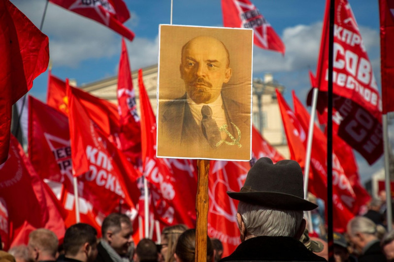 Manifestare Moscova Lenin