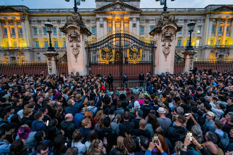 Queen Elizabeth the second died today at Balmoral., Buckingham Palace, London, UK - 08 Sep 2022