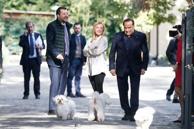 Matteo Salvini Giorgia Meloni Silvio Berlusconi