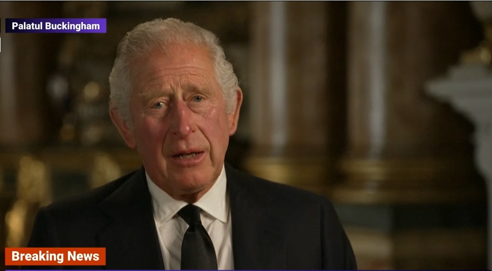 Regele Charles al III-lea a susținut primul discurs public în calitate de nou monarh al Marii Britanii. William devine prinț de Wales