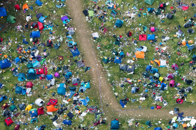 Reading Festival aftermath, UK - 29 Aug 2022