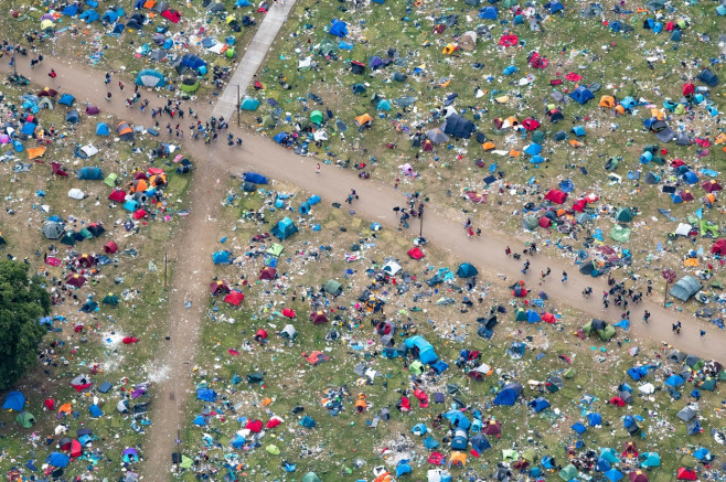 Reading Festival aftermath, UK - 29 Aug 2022